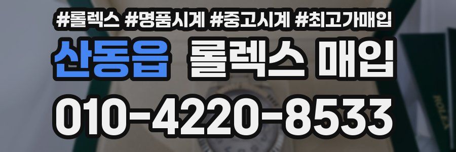 산동읍 롤렉스 매입