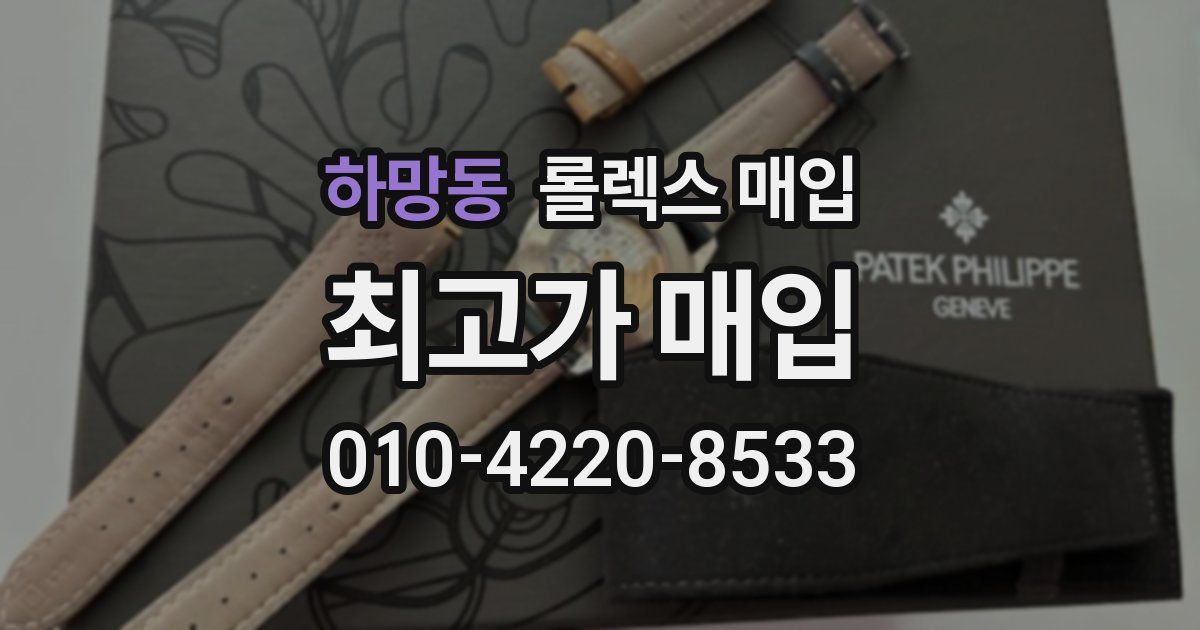 하망동 롤렉스 매입