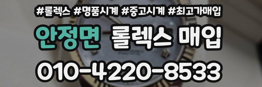 안정면 롤렉스 매입