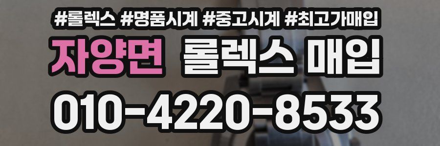 자양면 롤렉스 매입