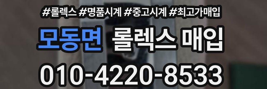 모동면 롤렉스 매입