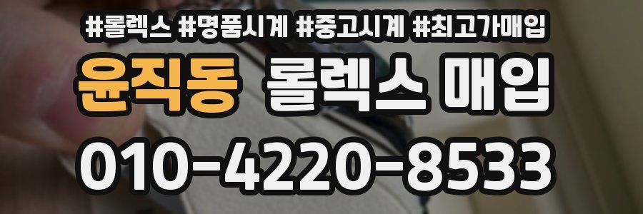 윤직동 롤렉스 매입