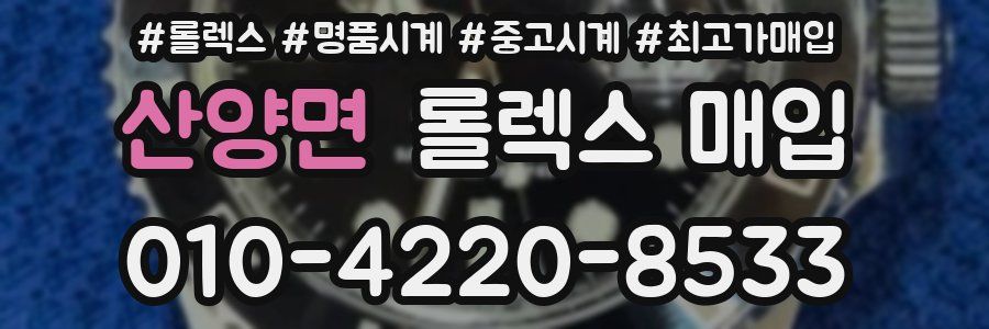 산양면 롤렉스 매입