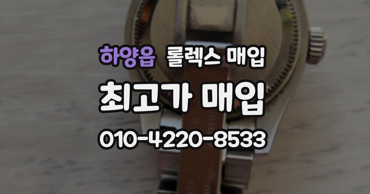 하양읍 롤렉스 매입