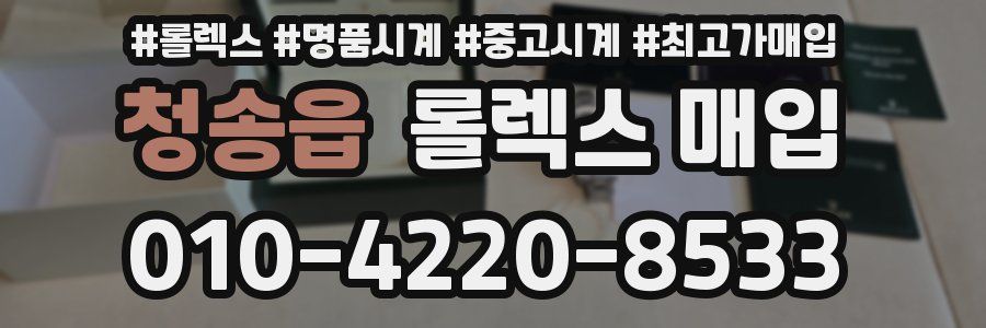 청송읍 롤렉스 매입