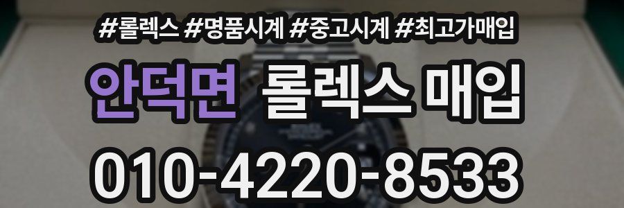 안덕면 롤렉스 매입