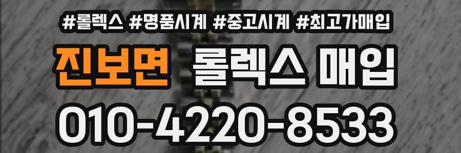 진보면 롤렉스 매입