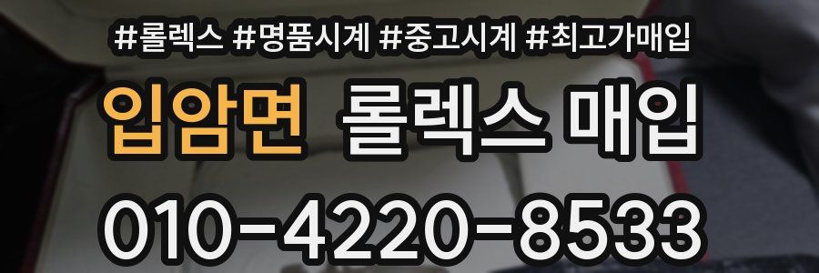 입암면 롤렉스 매입