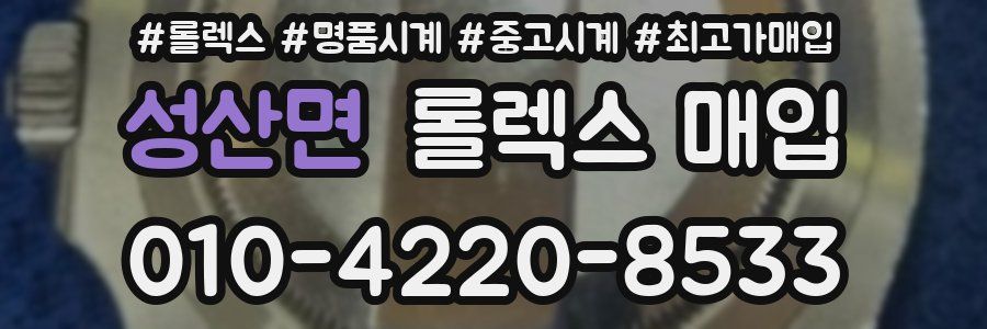 성산면 롤렉스 매입