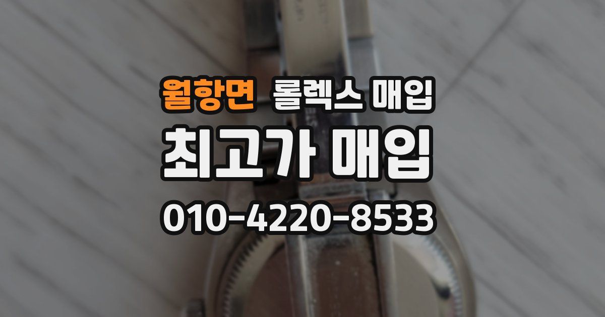 월항면 롤렉스 매입