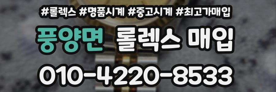 풍양면 롤렉스 매입