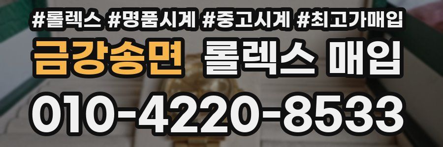 금강송면 롤렉스 매입