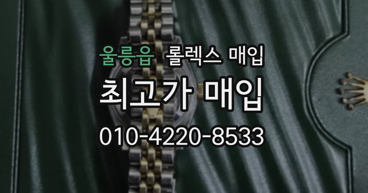 울릉읍 롤렉스 매입