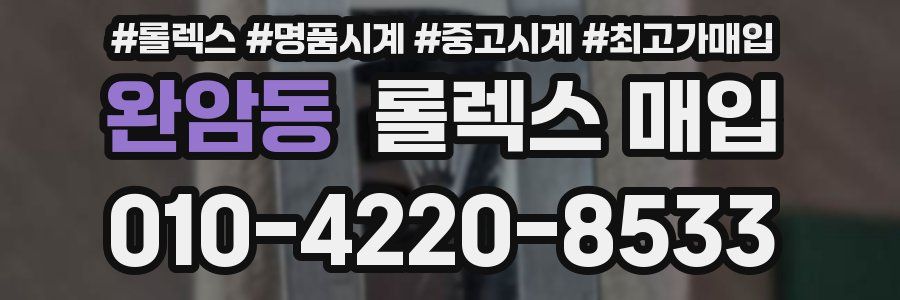 완암동 롤렉스 매입