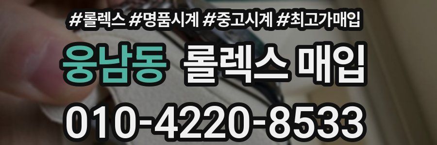 웅남동 롤렉스 매입