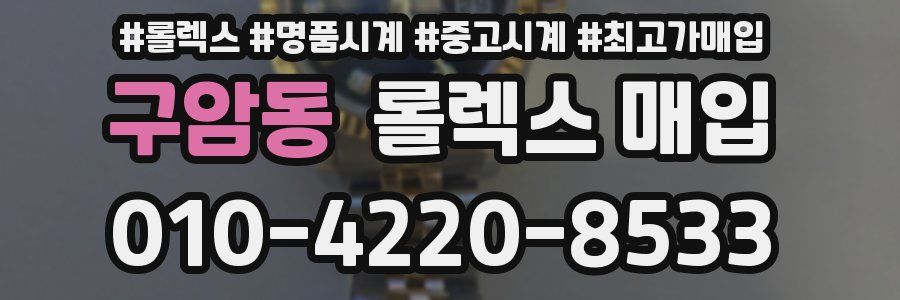 구암동 롤렉스 매입