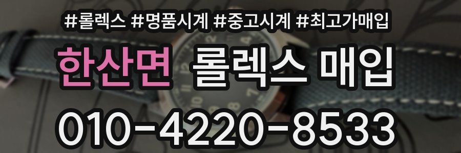 한산면 롤렉스 매입