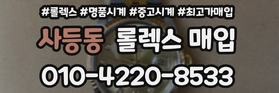 사등동 롤렉스 매입