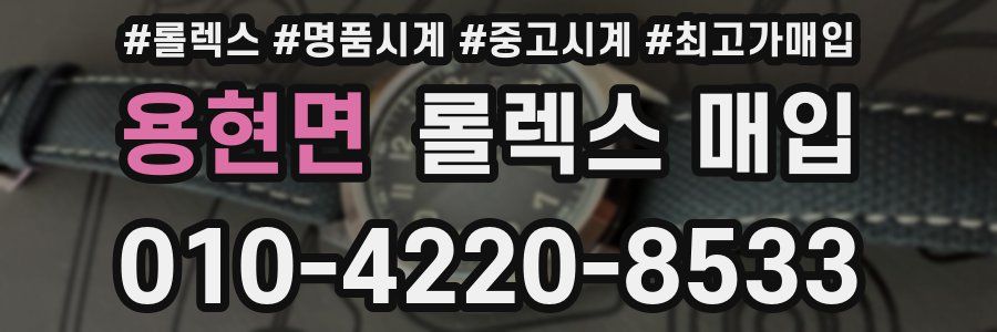 용현면 롤렉스 매입