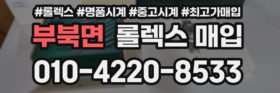 부북면 롤렉스 매입