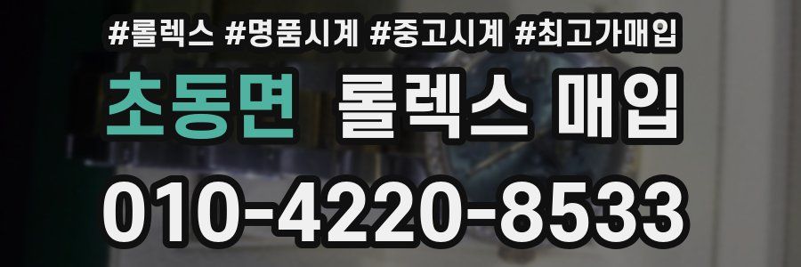 초동면 롤렉스 매입