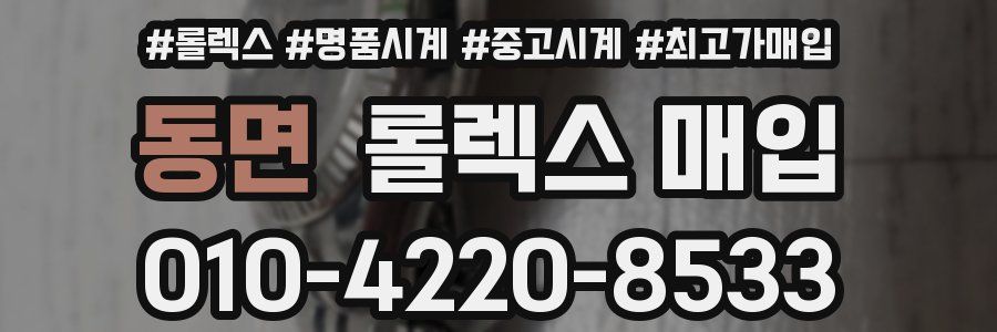 동면 롤렉스 매입