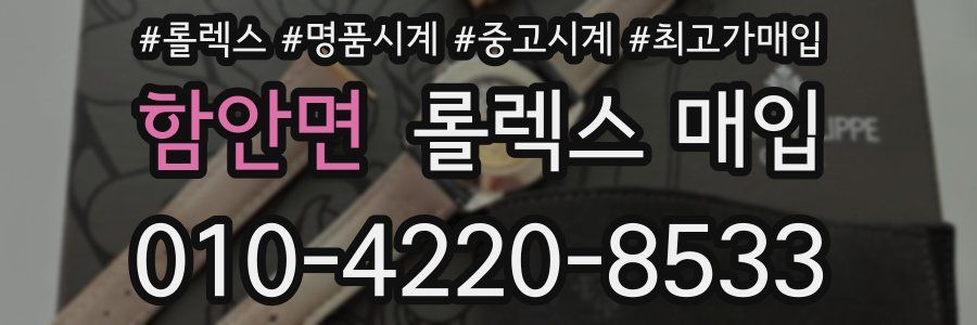 함안면 롤렉스 매입