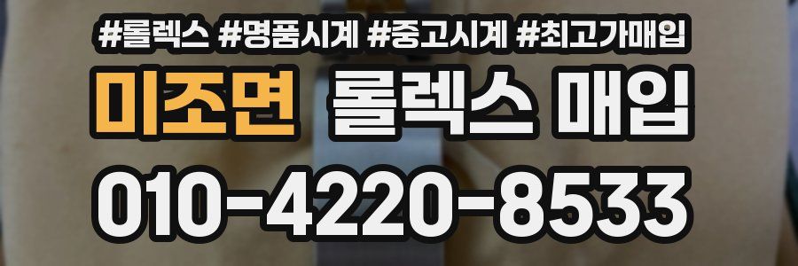 미조면 롤렉스 매입