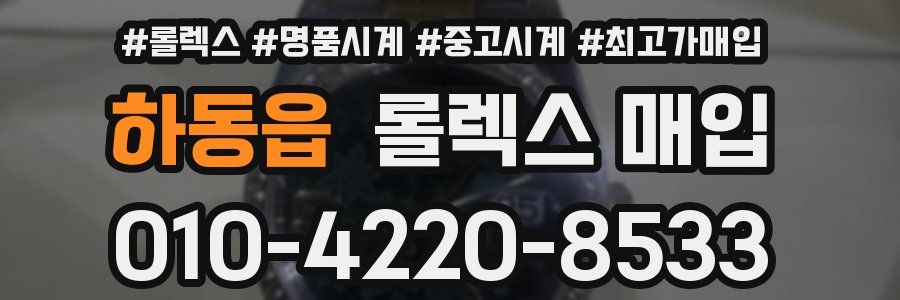 하동읍 롤렉스 매입