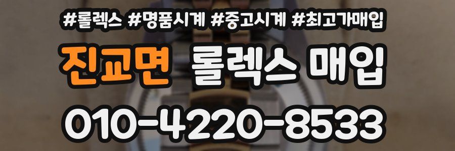진교면 롤렉스 매입