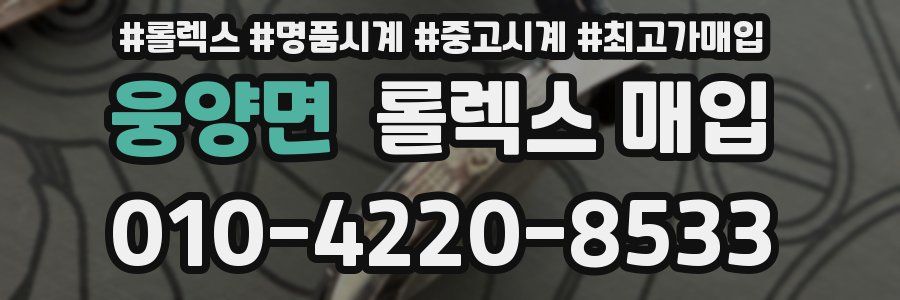 웅양면 롤렉스 매입