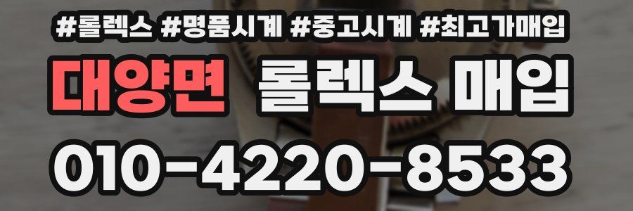 대양면 롤렉스 매입