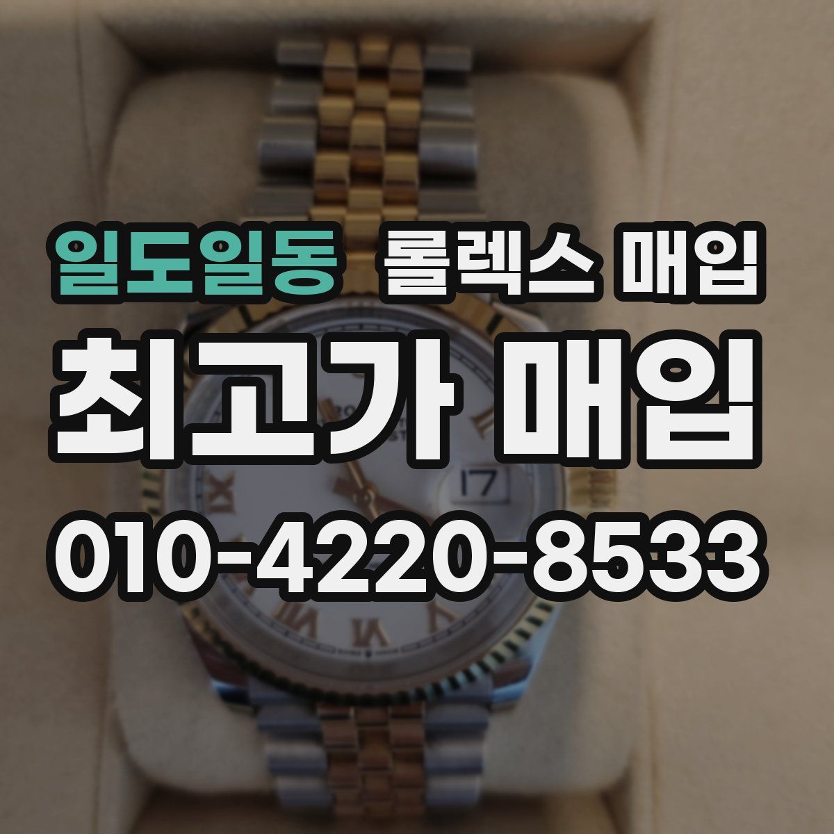 일도일동 롤렉스 매입