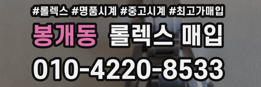 봉개동 롤렉스 매입