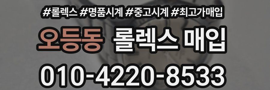 오등동 롤렉스 매입