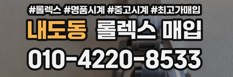 내도동 롤렉스 매입