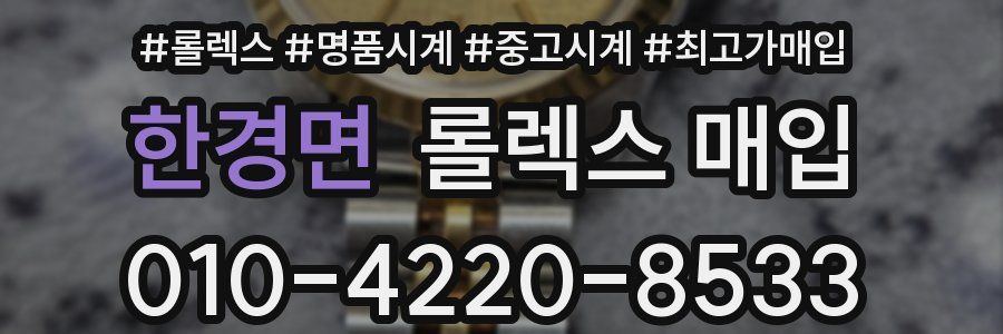 한경면 롤렉스 매입