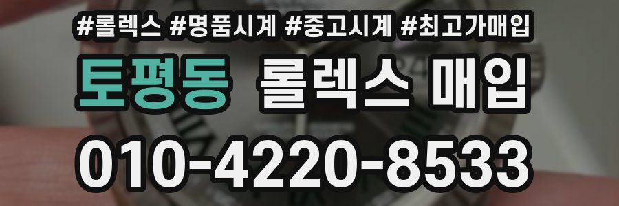 토평동 롤렉스 매입