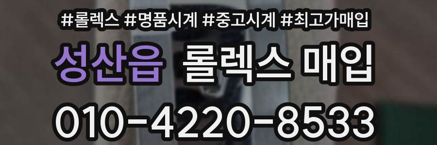 성산읍 롤렉스 매입