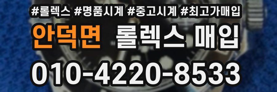 안덕면 롤렉스 매입