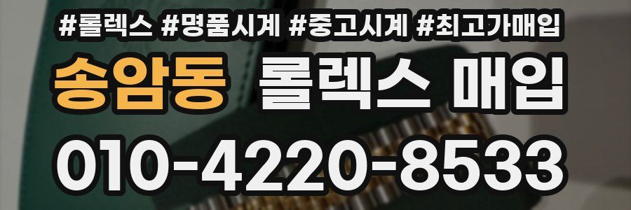 송암동 롤렉스 매입