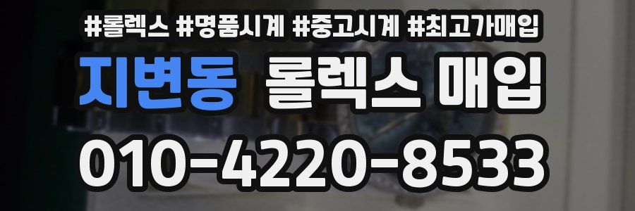 지변동 롤렉스 매입