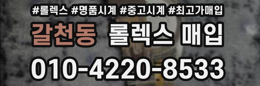 갈천동 롤렉스 매입