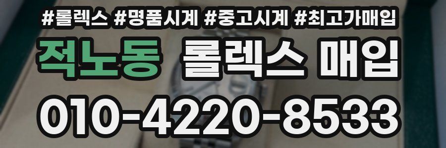적노동 롤렉스 매입