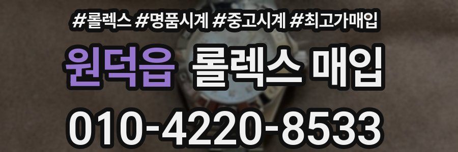원덕읍 롤렉스 매입