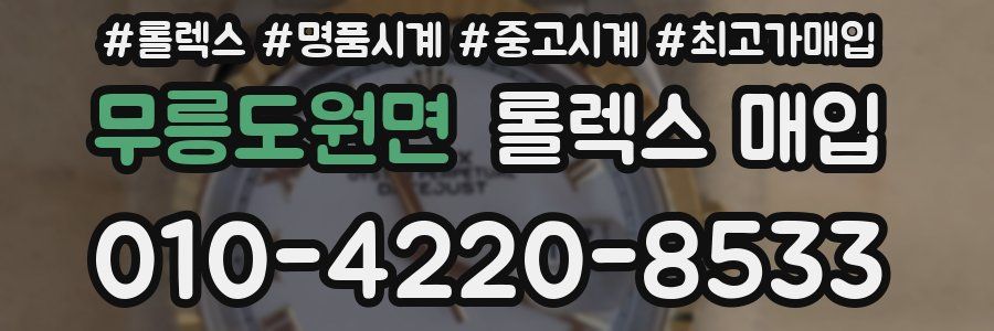 무릉도원면 롤렉스 매입
