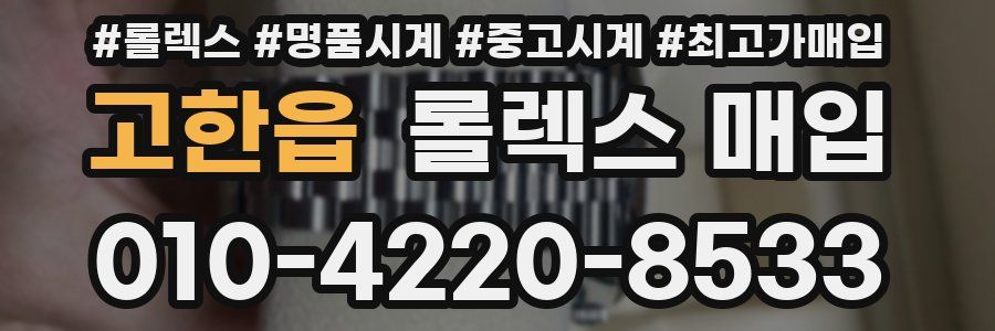 고한읍 롤렉스 매입