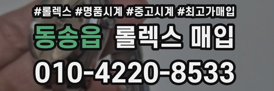 동송읍 롤렉스 매입