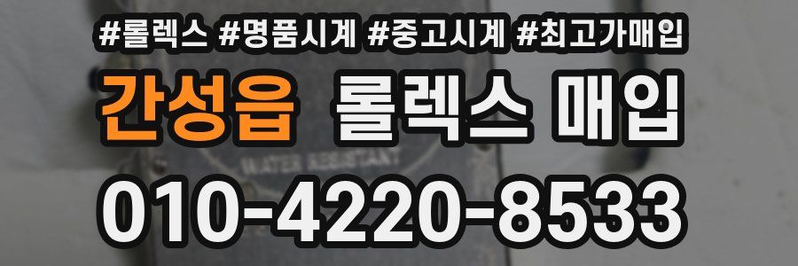 간성읍 롤렉스 매입