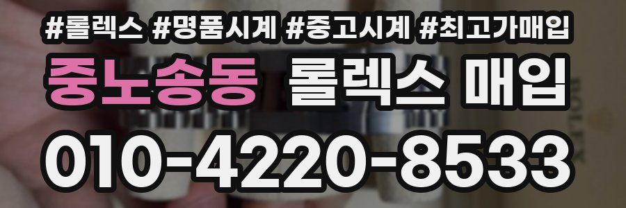중노송동 롤렉스 매입